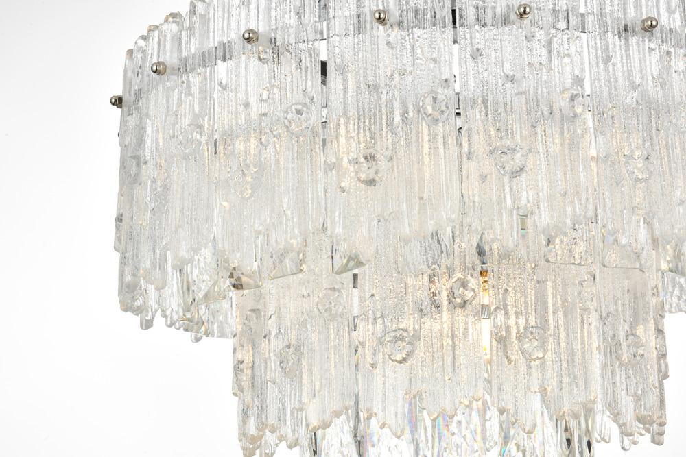 Elegant Furniture & Lighting - Emilia 15 inch Flush Mount Light in Chrome - 1780F15C veiw 6