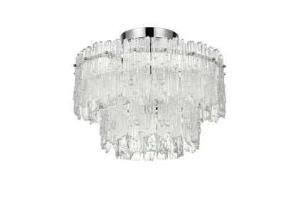 Elegant Furniture & Lighting - Emilia 15 inch Flush Mount Light in Chrome - 1780F15C veiw 7