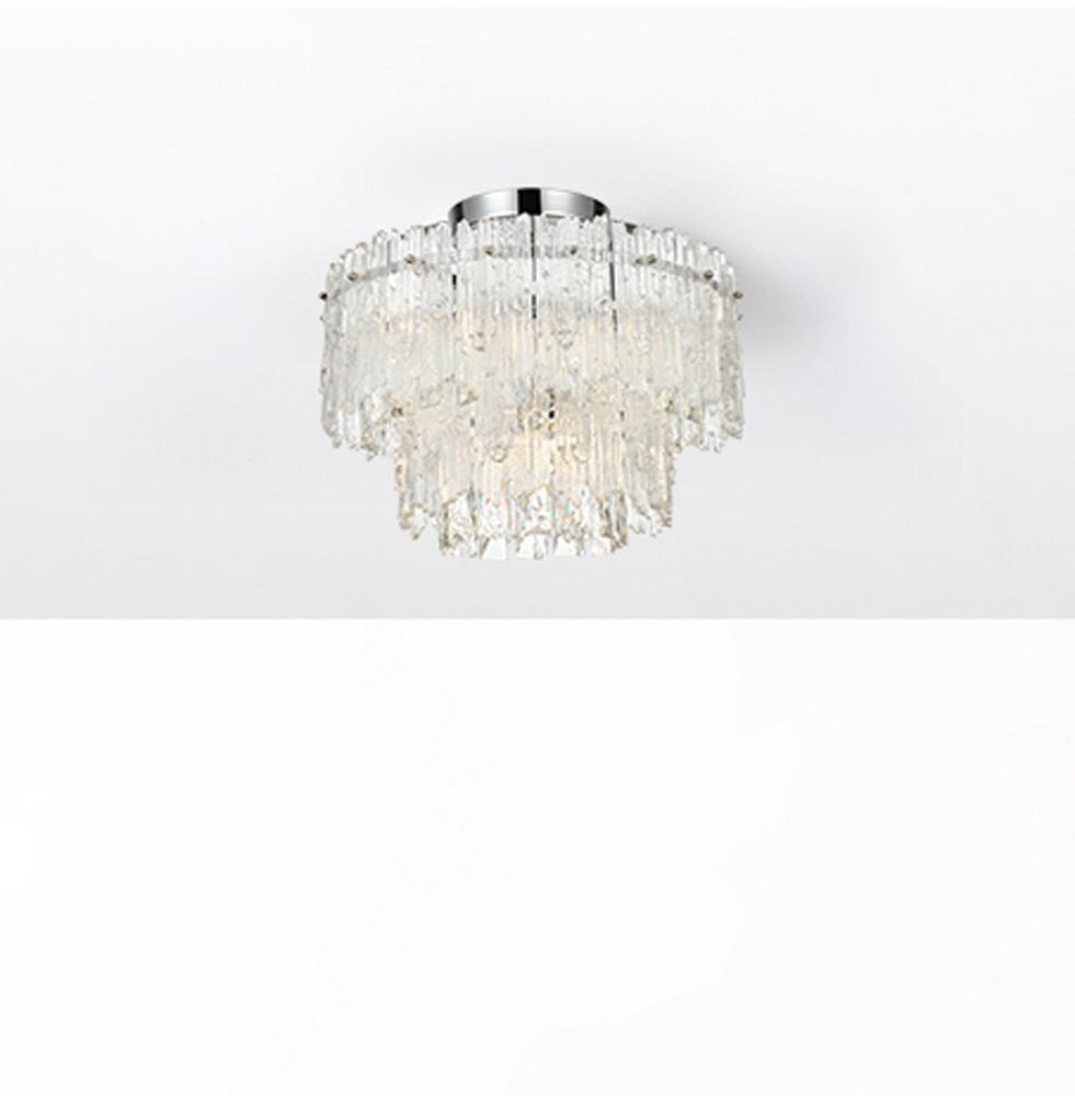 Elegant Furniture & Lighting - Emilia 15 inch Flush Mount Light in Chrome - 1780F15C veiw 8