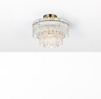 Elegant Furniture & Lighting - Emilia 15 inch Flush Mount Light in Satin Gold - 1780F15SG veiw 8