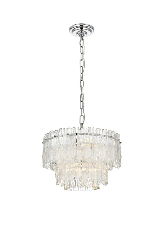 Elegant Furniture & Lighting - Emilia 15 inch Pendant Light in Chrome - 1780D15C veiw 1