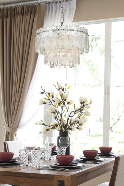 Elegant Furniture & Lighting - Emilia 15 inch Pendant Light in Chrome - 1780D15C veiw 2