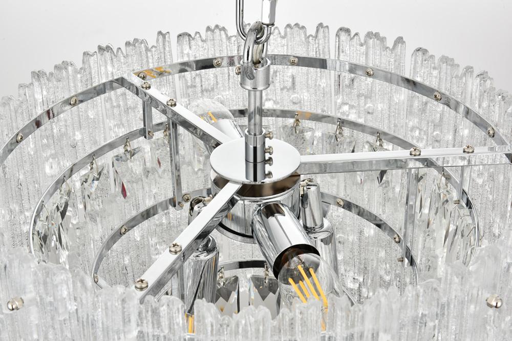 Elegant Furniture & Lighting - Emilia 15 inch Pendant Light in Chrome - 1780D15C veiw 5