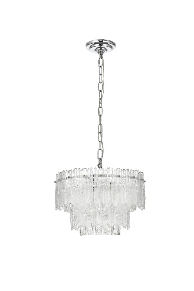 Elegant Furniture & Lighting - Emilia 15 inch Pendant Light in Chrome - 1780D15C veiw 8