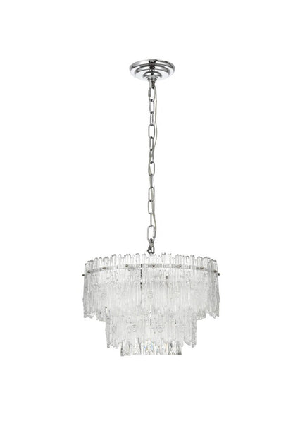 Elegant Furniture & Lighting - Emilia 15 inch Pendant Light in Chrome - 1780D15C veiw 8