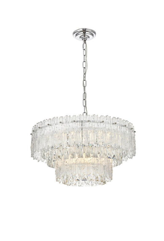 Elegant Furniture & Lighting - Emilia 21 inch Pendant Light in Chrome - 1780D21C veiw 1