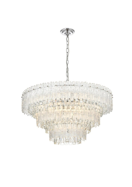 Elegant Furniture & Lighting - Emilia 31 inch Pendant Light in Chrome - 1780D31C veiw 1