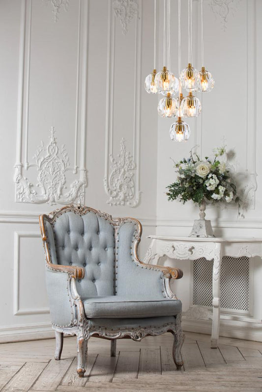 Elegant Furniture & Lighting - Eren 10 lights Gold pendant - 3505G11G veiw 2