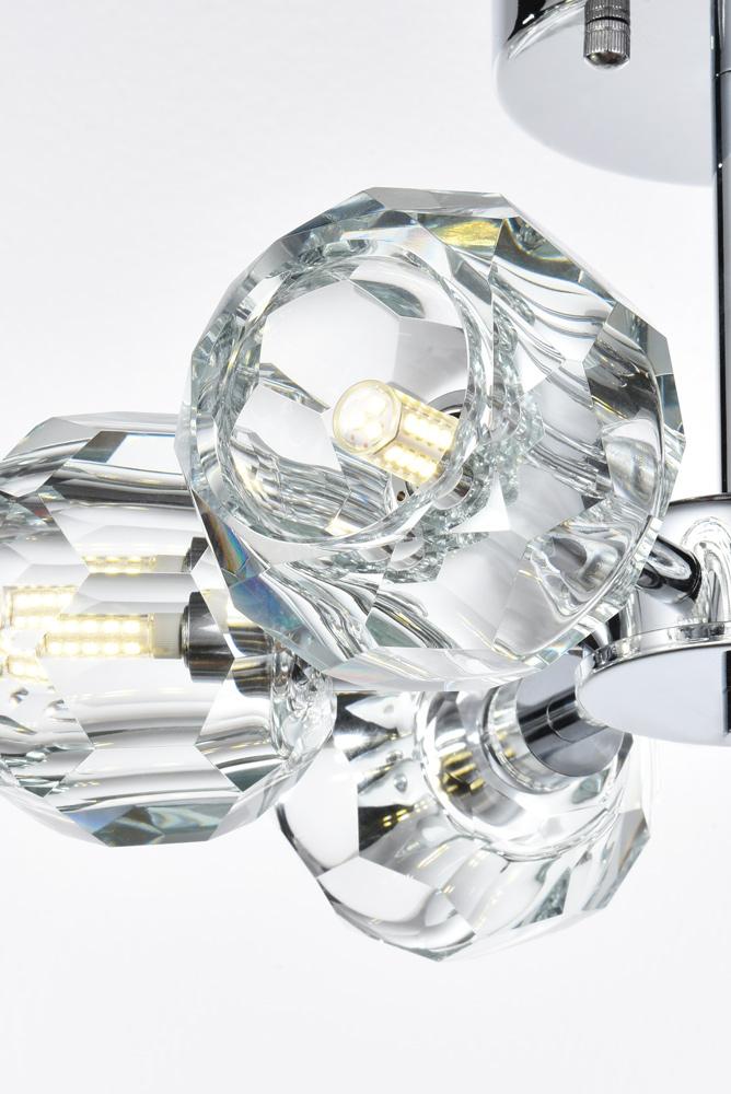 Elegant Furniture & Lighting - Eren 14 inch Flush Mount in Chrome - 3505F14C veiw 6