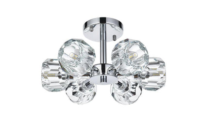 Elegant Furniture & Lighting - Eren 14 inch Flush Mount in Chrome - 3505F14C veiw 7