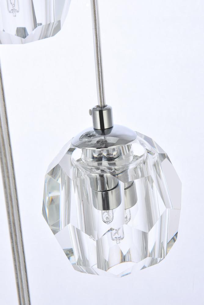 Elegant Furniture & Lighting - Eren 18 lights chrome pendant - 3505G15C veiw 6