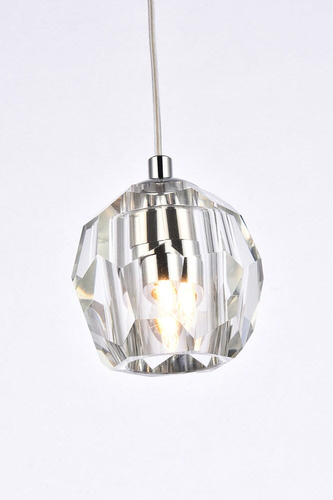 Elegant Furniture & Lighting - Eren 1 light Chrome pendant - 3505D6C veiw 4