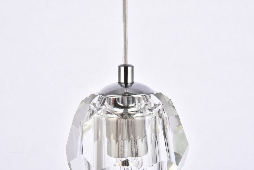 Elegant Furniture & Lighting - Eren 1 light Chrome pendant - 3505D6C veiw 5