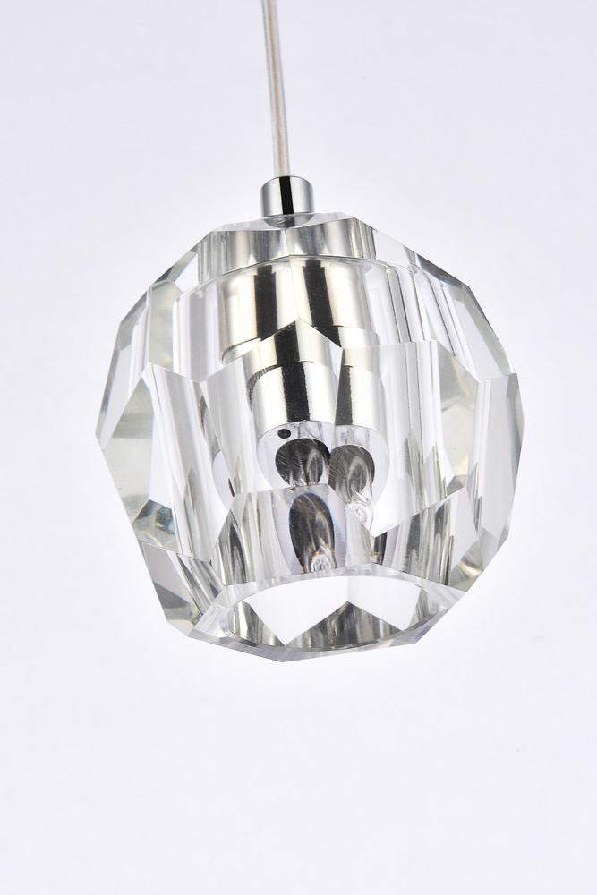 Elegant Furniture & Lighting - Eren 1 light Chrome pendant - 3505D6C veiw 6