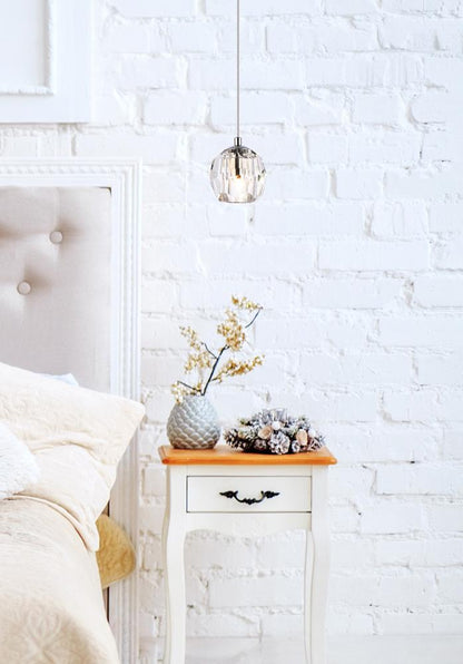 Elegant Furniture & Lighting - Eren 1 light Chrome pendant - 3505D6C veiw 9