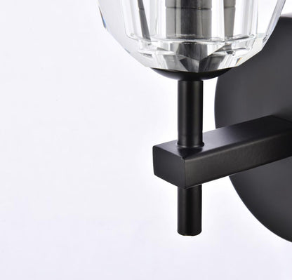Elegant Furniture & Lighting - Eren 1 light Black wall sconce - 3505W6BK veiw 6
