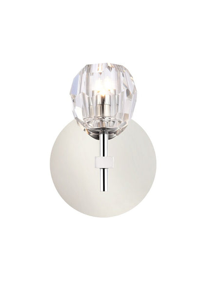 Elegant Furniture & Lighting - Eren 1 light Chrome wall sconce - 3505W6C veiw 1