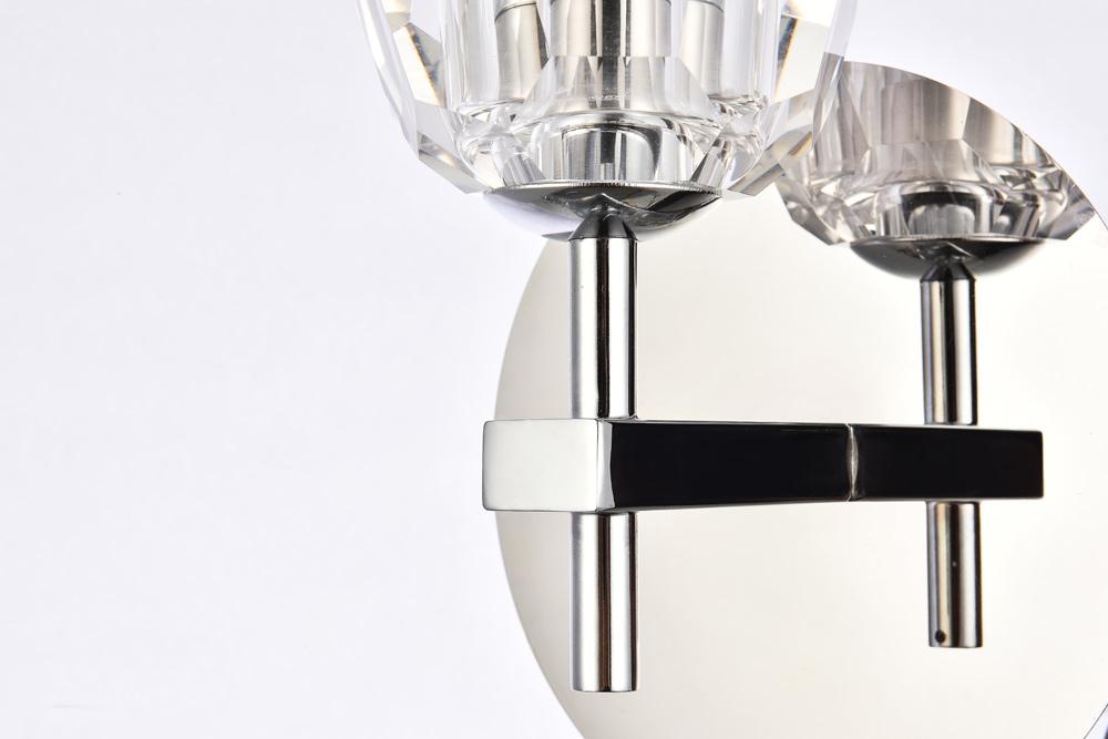 Elegant Furniture & Lighting - Eren 1 light Chrome wall sconce - 3505W6C veiw 4