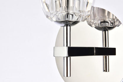 Elegant Furniture & Lighting - Eren 1 light Chrome wall sconce - 3505W6C veiw 4