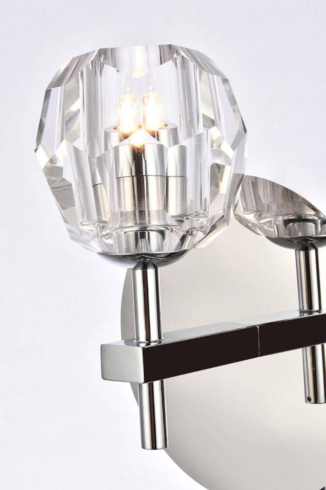 Elegant Furniture & Lighting - Eren 1 light Chrome wall sconce - 3505W6C veiw 5