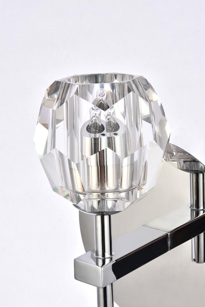 Elegant Furniture & Lighting - Eren 1 light Chrome wall sconce - 3505W6C veiw 6