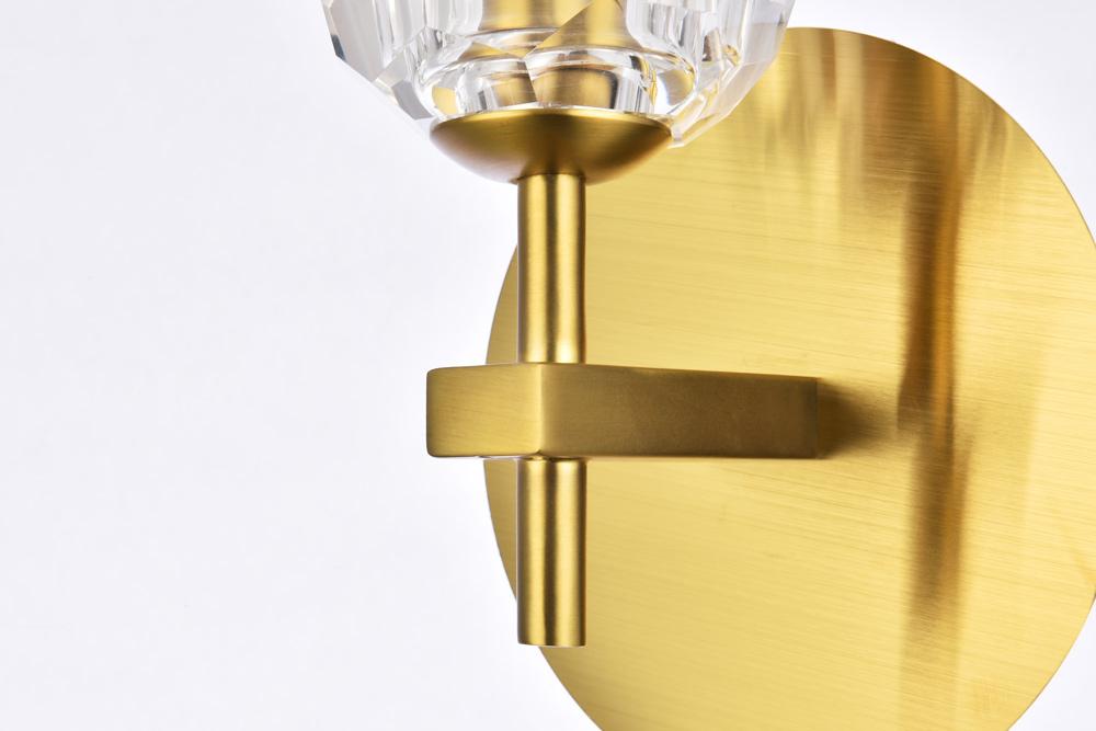 Elegant Furniture & Lighting - Eren 1 light Gold wall sconce - 3505W6G veiw 6