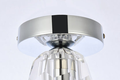 Elegant Furniture & Lighting - Eren 1 light chrome flush mount - 3505F5C veiw 6