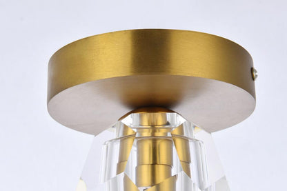 Elegant Furniture & Lighting - Eren 1 light gold flush mount - 3505F5G veiw 5