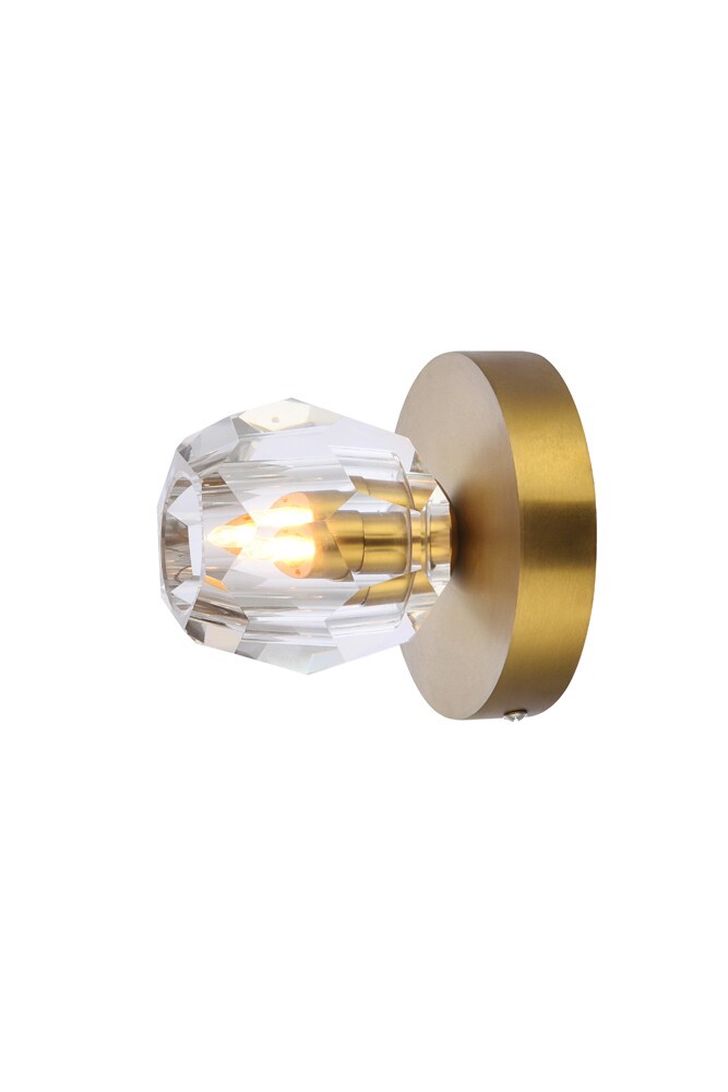 Elegant Furniture & Lighting - Eren 1 light gold flush mount - 3505F5G veiw 6