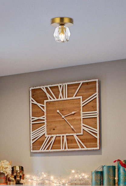 Elegant Furniture & Lighting - Eren 1 light gold flush mount - 3505F5G veiw 8
