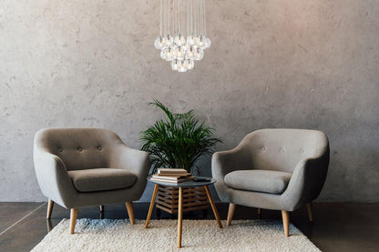 Elegant Furniture & Lighting - Eren 24 lights Chrome pendant - 3505G19C veiw 2