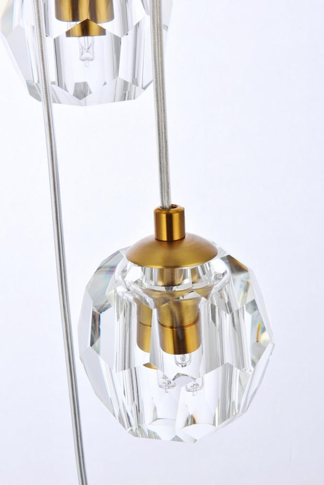 Elegant Furniture & Lighting - Eren 24 lights gold pendant - 3505G19G veiw 5