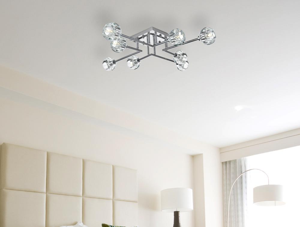 Elegant Furniture & Lighting - Eren 31 inch Flush Mount in Chrome - 3505F31C veiw 2