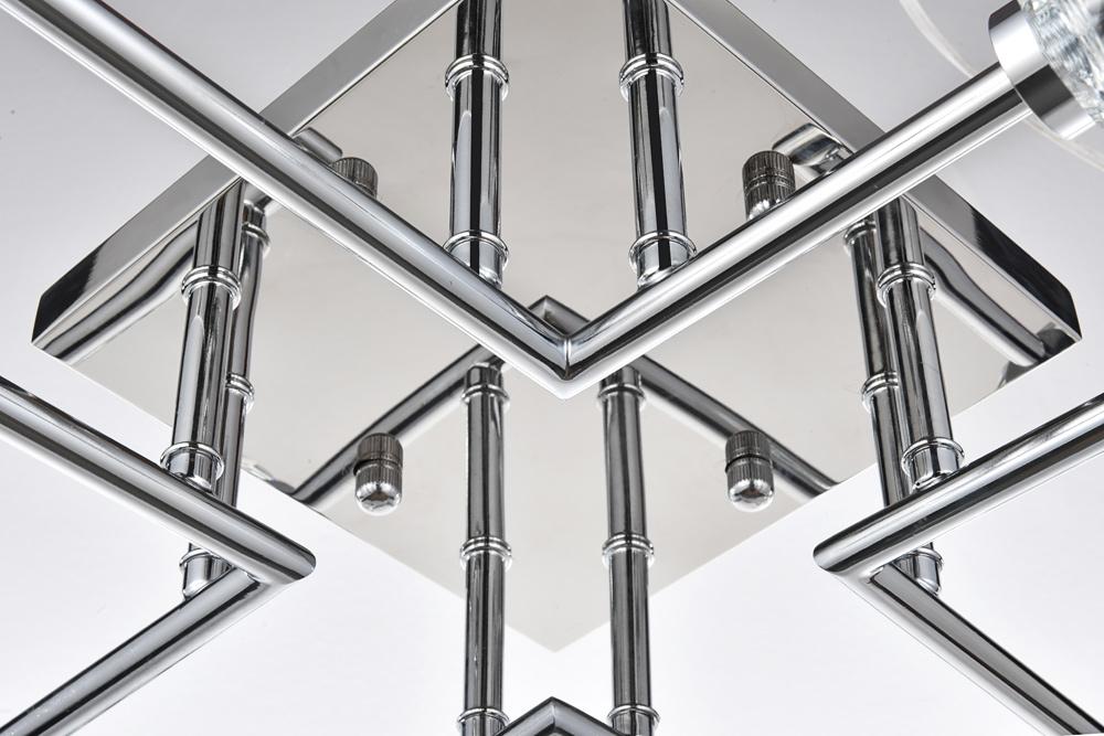 Elegant Furniture & Lighting - Eren 31 inch Flush Mount in Chrome - 3505F31C veiw 4