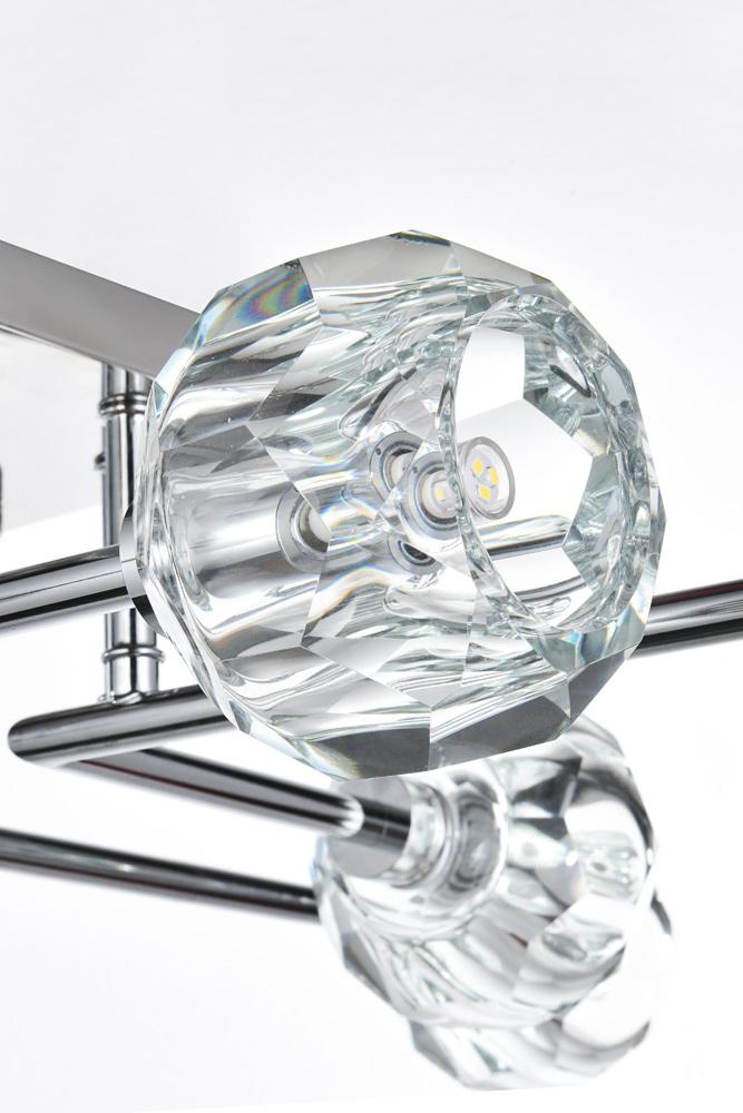 Elegant Furniture & Lighting - Eren 31 inch Flush Mount in Chrome - 3505F31C veiw 5