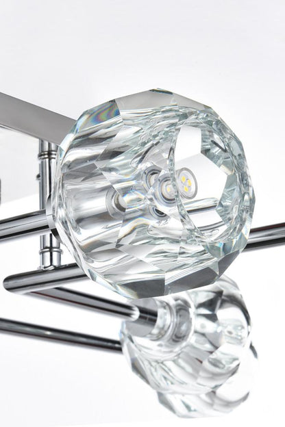 Elegant Furniture & Lighting - Eren 31 inch Flush Mount in Chrome - 3505F31C veiw 5
