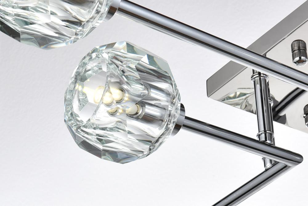 Elegant Furniture & Lighting - Eren 31 inch Flush Mount in Chrome - 3505F31C veiw 6