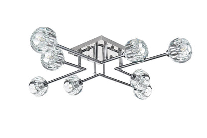 Elegant Furniture & Lighting - Eren 31 inch Flush Mount in Chrome - 3505F31C veiw 7
