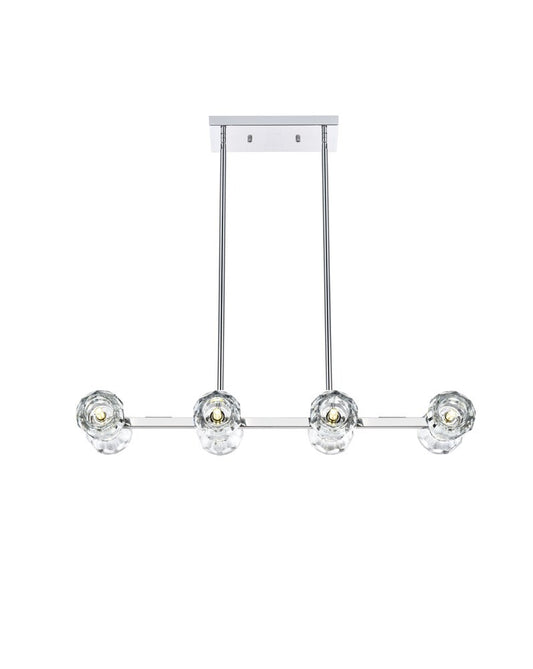 Elegant Furniture & Lighting - Eren 31 inch Pendant Light in Chrome - 3505D31C veiw 1