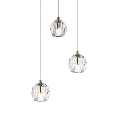 Elegant Furniture & Lighting - Eren 3 lights Chrome pendant - 3505D12C veiw 3
