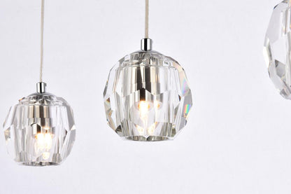 Elegant Furniture & Lighting - Eren 3 lights Chrome pendant - 3505D12C veiw 4