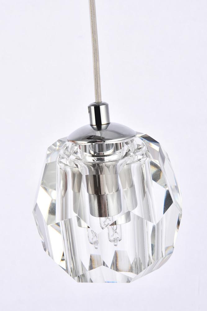 Elegant Furniture & Lighting - Eren 3 lights Chrome pendant - 3505D12C veiw 5