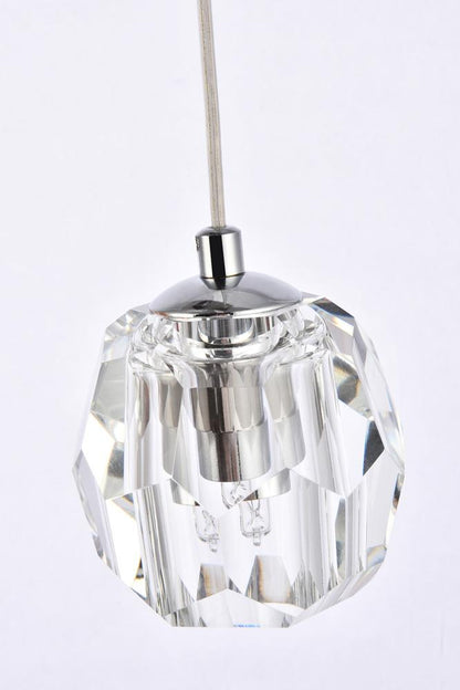 Elegant Furniture & Lighting - Eren 3 lights Chrome pendant - 3505D12C veiw 5
