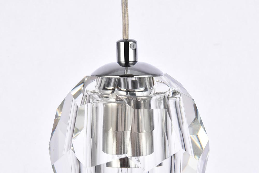 Elegant Furniture & Lighting - Eren 3 lights Chrome pendant - 3505D12C veiw 6