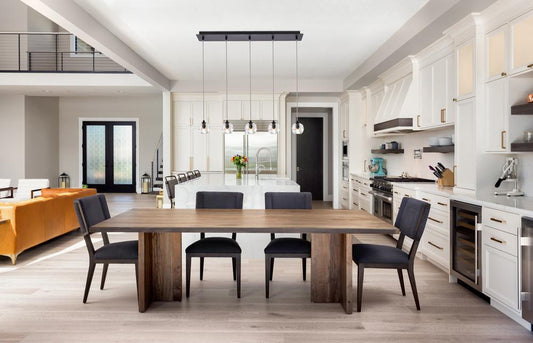 Elegant Furniture & Lighting - Eren 5 lights Black pendant - 3505D32BK veiw 2