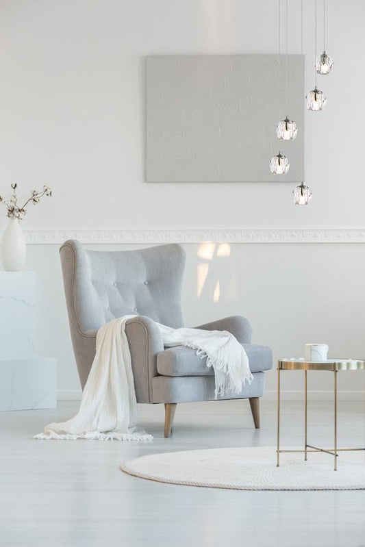 Elegant Furniture & Lighting - Eren 5 lights Chrome pendant - 3505G12C veiw 2