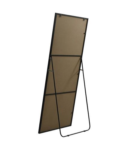Elegant Furniture & Lighting - Eternity Metal Frame Rectangle Full Length Mirror 30x72 Inch in Black - MR4FL3072BK veiw 7
