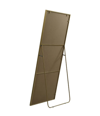 Elegant Furniture & Lighting - Eternity Metal Frame Rectangle Full Length Mirror 30x72 Inch in Brass - MR4FL3072BR veiw 7