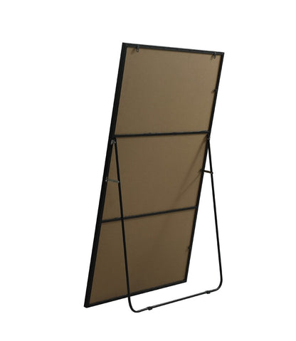 Elegant Furniture & Lighting - Eternity Metal Frame Rectangle Full Length Mirror 36x60 Inch in Black - MR4FL3660BK veiw 7