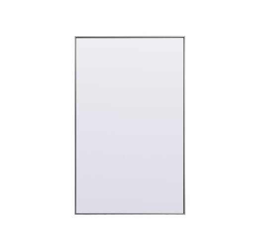 Elegant Furniture & Lighting - Eternity Metal Frame Rectangle Full Length Mirror 36x60 Inch in Silver - MR4FL3660S veiw 1